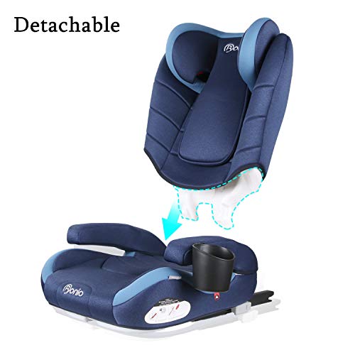 Bonio Silla de coche Grupo 2/3 (15-36 kg) con ISOFIX ECE R44/04… (Azul)