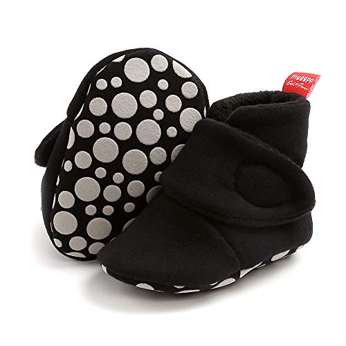 Botas para Bebés, TMEOG Botines de Lana para Bebés Recién Nacidos Zapatillas para Pequeños Primeros Pasos para Bebés y Niños Calcetines Cálidos de Invierno Zapatos