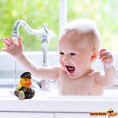 Boutique Duck – Canard de bain Pilot – Canard de bain – L : 7,5 cm