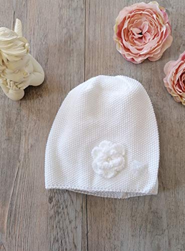 Boutique-Magique Bonnet Blanc bébé ou Fille