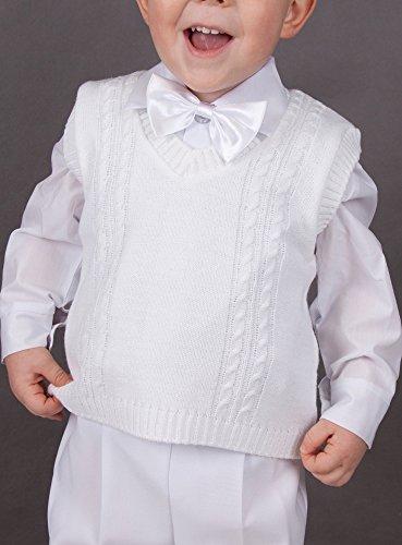 Boutique-Magique - Ropa de bautizo - para bebé niño blanco 12 Meses