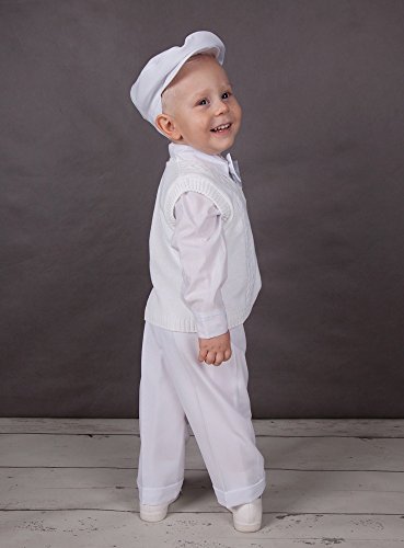 Boutique-Magique - Ropa de bautizo - para bebé niño blanco 12 Meses