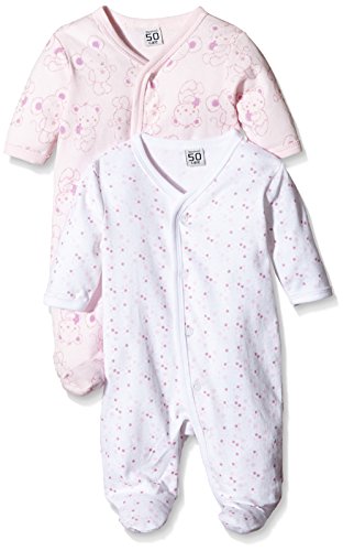 Care 4136 Pijama Mono, Old Rose (556), 80, Pack de 2