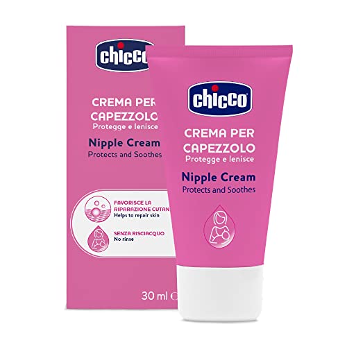 Chicco Crema para pezones, prepara el pezón de lactancia, nutritiva, sin perfume y segura para los niños, no daña los tejidos