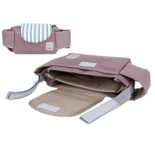 Cochecito universal, organizador ligero para cochecito de bebé, para cochecito(Mint stripes)