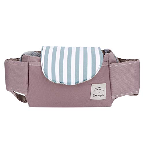 Cochecito universal, organizador ligero para cochecito de bebé, para cochecito(Mint stripes)