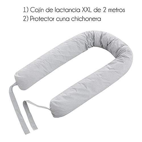 Cojín nido reductor multifuncional con base impermeable totalmente desenfundable para bebé recién nacido 100% algodón hipoalergénico, 100% lavable con certificado Oeko-Tex (Lovely bear gris)