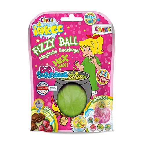 CRAZE Bibi & Tina Bomba Infantil de Bibi Blocksberg con Juguete Regalo Pelota de Goma. Sales de Baño Espumosas para Bañera o Piscina de Niños con Olor Sorpresa, Multicolor (22351)