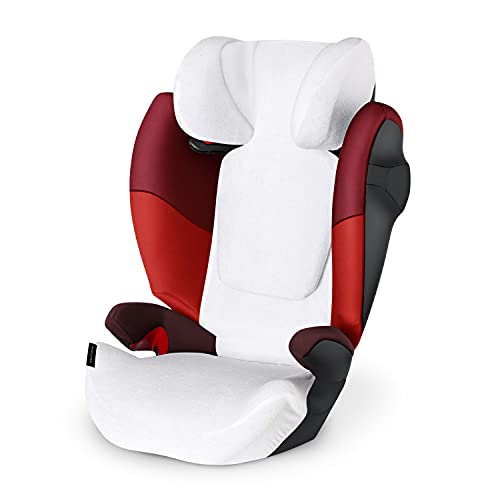 CYBEX Silver Funda de verano, Para Silla de coche para niños Pallas M-Fix & Solution M-Fix, Blanco