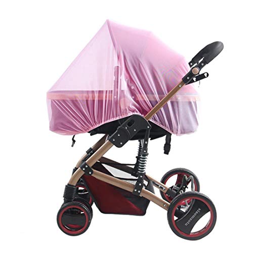 DEBAIJIA Cochecitos de bebé Mosquitero Infantil Universal Asiento de carro Cubierta de protección Insecto Proteger Red Fly Bug Paseante Red Suave Cómodo Respirable para la silla de paseo Cochecito