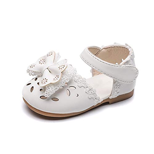 DEBAIJIA Shoes, Plataforma Unisex niños, Ob01 Blanco, 27 EU