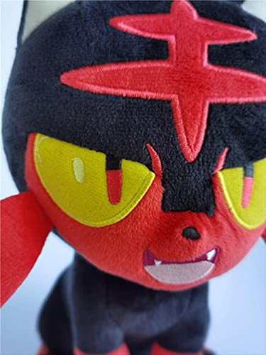 Dibujos animados Litten Cat Peluches de peluche 26Cm Muñecos de peluche de dibujos animados realistas Animales Regalos de cumpleaños Dormitorio Oficina Deco