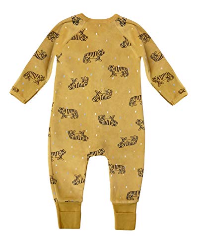 Dim Pyjama bébé Velours Juego de Pijama, Tigre Amarillo, 18 Meses para Bebés