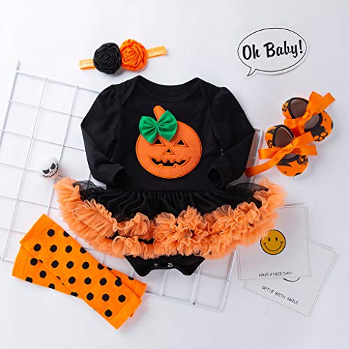 Disfraz Halloween Bebe, Disfraces Halloween Bebe - Ropa Bebe Niña Otoño Invierno Fossen Recién Nacido Niña Peleles - Trajes Monos de Manga Larga Pantalones