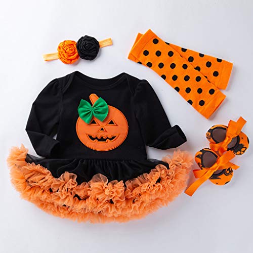 Disfraz Halloween Bebe, Disfraces Halloween Bebe - Ropa Bebe Niña Otoño Invierno Fossen Recién Nacido Niña Peleles - Trajes Monos de Manga Larga Pantalones