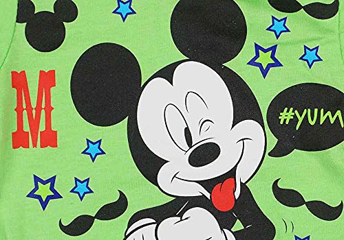 Disney - Body de manga corta para bebé (tallas 56, 62, 68, 74, 80 y 86), diseño de Mickey Mouse, Modelo 2, 3 mes