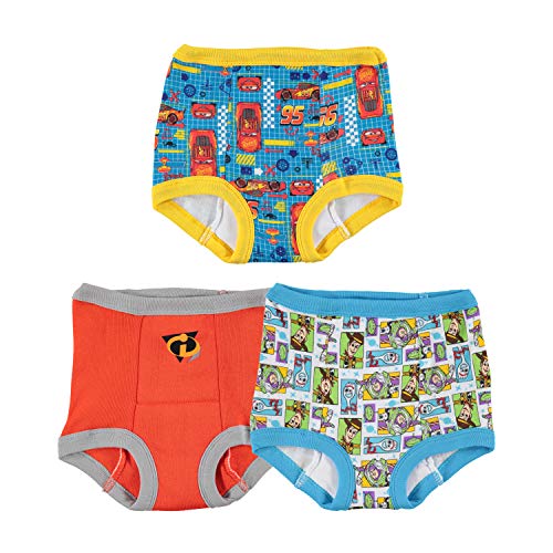 Disney Boys' Cars Toy Story Nemo 3 Pack Training Pant