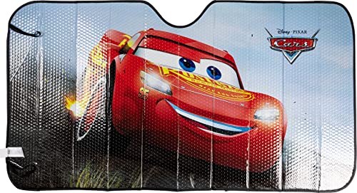 Disney Cars Parasol Delantero para Parabrisas de Coche de Rayo Mcqueen 130 x 70 cm niño