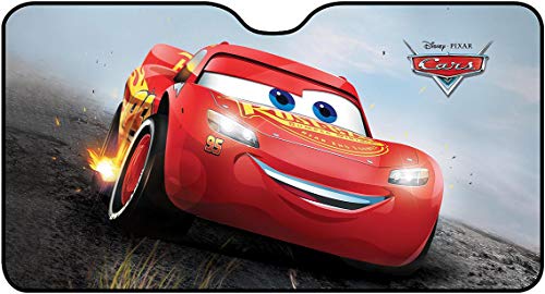 Disney Cars Parasol Delantero para Parabrisas de Coche de Rayo Mcqueen 130 x 70 cm niño