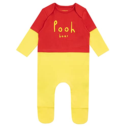 Disney Traje de Dormir y Sombrero para Niños Winnie The Pooh Amarillo 0-3 Meses