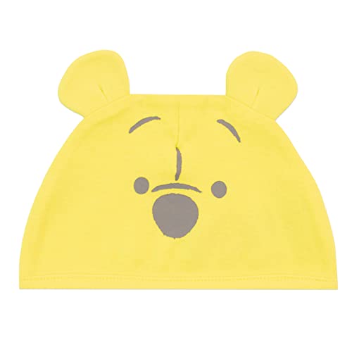 Disney Traje de Dormir y Sombrero para Niños Winnie The Pooh Amarillo 0-3 Meses