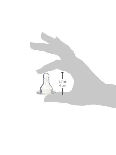 Dr. Brown's Options - Tetina de silicona boca estrecha, Nivel 1 +0 meses