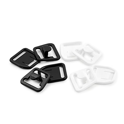 Dritz 56698-12-66 Clips de Sujetador de Maternidad, Blanco y Negro, 1/2-inch