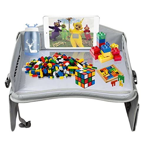 Dytxe-shelf Bandeja De Viaje Portátil para Niños - Bandeja De Actividades para Niños - Alfombra De Aprendizaje Y Juego para Viajes En El Asiento del Automóvil