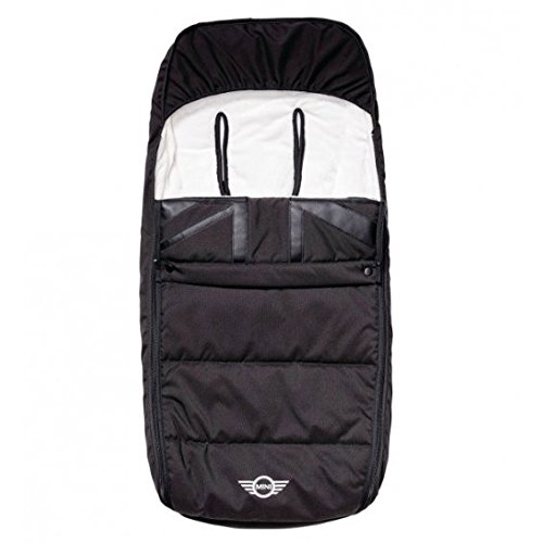 Easywalker - Saco de bebé mini stroller footmuff black jack negro