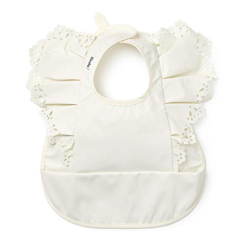 Elodie Details Babero para Bebés - Vanilla White, Blanco