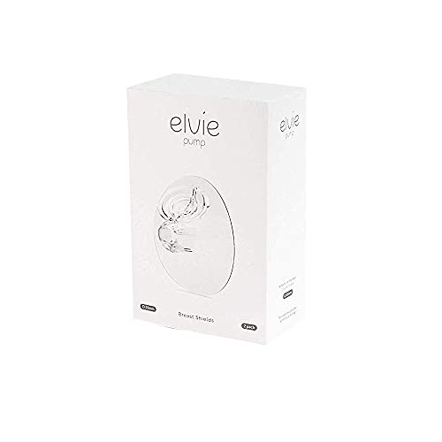 Elvie Pump Embudos - 21 mm | Lote de 2 Embudos para Pezones para Extraer Leche Materna | Accesorios para Sacaleches Eléctrico | Conchas Protectoras sin BPA| Compatibles con Sujetador de Lactancia