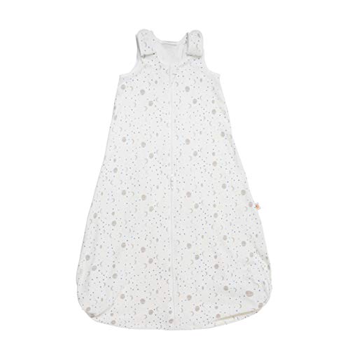 Ergobaby Saco de Dormir Bebe Recién Nacidos en Algodón Silver Moons, Niño Niña 0-6 meses, TOG 0.5