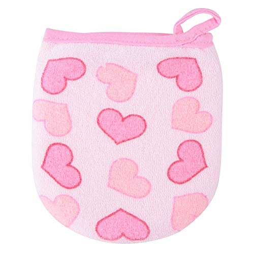 Esponjas para bebé Dibujos animados Ducha Mitones Suave Bebé Ducha de Baño Esponja Cepillo de Baño Cepillo de Algodón para Recién Nacido Niño (love)