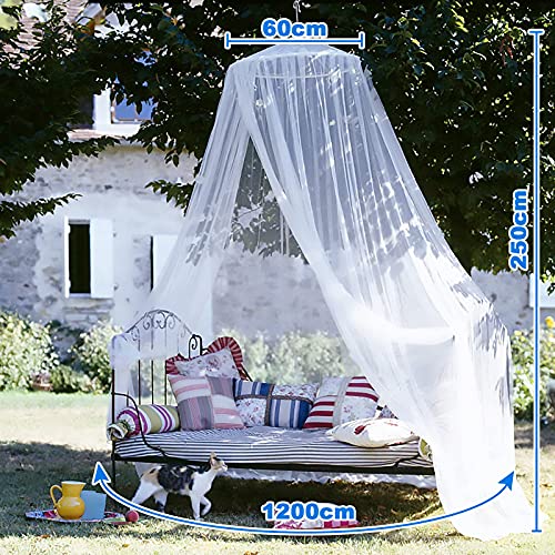 Fabu Mosquitero para Camas, Universal Mosquitera para Cama con Diseño de Cúpula, Mosquitera Cama Grande, Cama Portátil Mosquitose, Mosquitera de Matrimonio