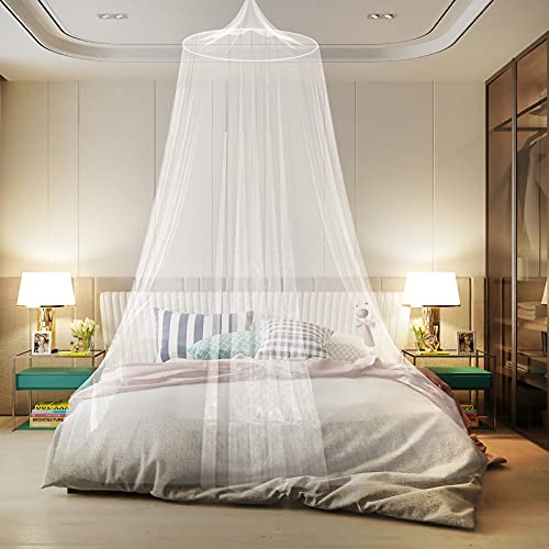 Fabu Mosquitero para Camas, Universal Mosquitera para Cama con Diseño de Cúpula, Mosquitera Cama Grande, Cama Portátil Mosquitose, Mosquitera de Matrimonio