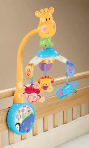 Fisher Price - Móvil jirafa musical (Mattel W9913)