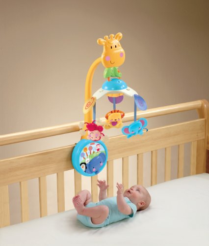 Fisher Price - Móvil jirafa musical (Mattel W9913)