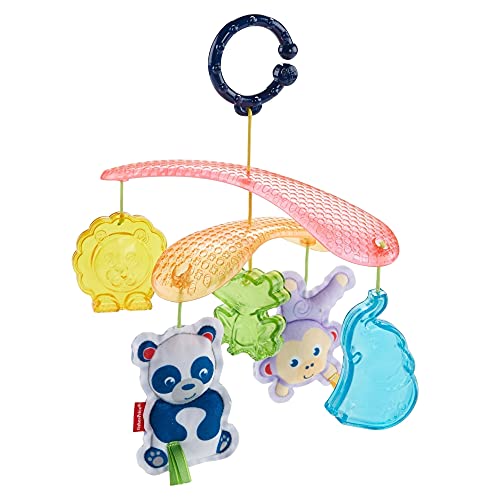 Fisher-Price Móvil mascotas de paseo, móvil para bebé (Mattel DYW54)