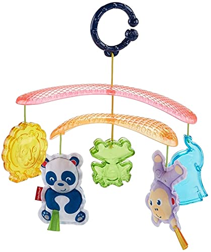 Fisher-Price Móvil mascotas de paseo, móvil para bebé (Mattel DYW54)