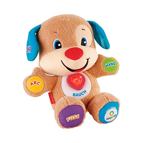 Fisher-Price Perros, Color Azul (Mattel CDL23), Idioma Alemán