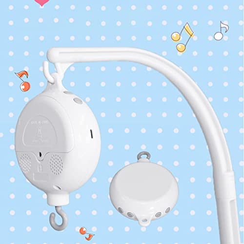 Grust Baby Mobile - Caja de música para bebés | Regalos para bebés para niños recién Nacidos, Caja de música móvil Musical a batería Que Reproduce 35 Canciones, Motor móvil de Cuna con Volumen