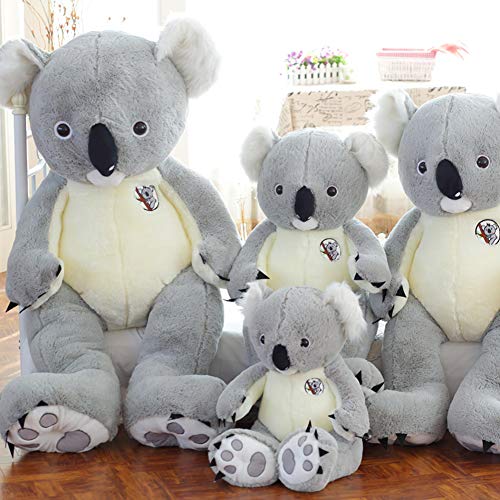 Haojie 140 cm de Peluche de Juguete Grande de Koala muñeca de Juguete de Felpa del Oso de Koala de la muñeca de la muñeca de la muñeca Almohada Almohada niña Regalo de cumpleaños,70cm