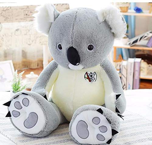 Haojie 140 cm de Peluche de Juguete Grande de Koala muñeca de Juguete de Felpa del Oso de Koala de la muñeca de la muñeca de la muñeca Almohada Almohada niña Regalo de cumpleaños,70cm