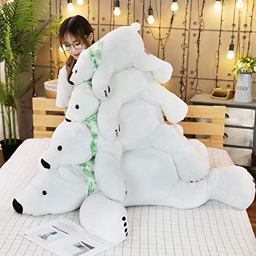 Haojie Gran Oso Polar de Peluche de Juguete muñeca Papá Oso Durmiente Regalo del niño Almohada Ragdoll Chica Meng muñeca 150cm,100cm