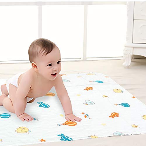 HBselect Mantas Muselinas Bebe Algodon,Set 4 Piezas Mantas Envolventes Muselinas Para Dormir,Toalla De Baño Bebe Niño,Gasas Muselina Bebe Niñas