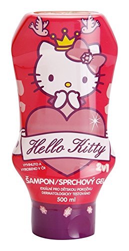 Hello Kitty Champú y 500 ml para Niños 2 en 1