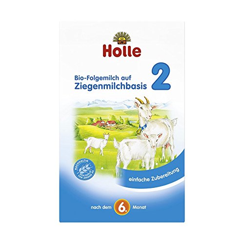 Holle Orgánica leche de cabra Based en leche 2, (Pack de 4 x 400 g)