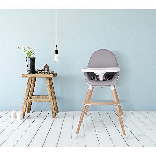 Interbaby Trona Foodies, color Madera Y Gris, 5700 g, AZTRONA1-31