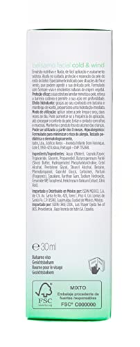 ISDIN Baby Naturals Bálsamo Facial Cold & Wind para Bebé con un 96% de Ingredientes de Origen Natural, 30ml