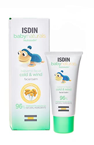 ISDIN Baby Naturals Bálsamo Facial Cold & Wind para Bebé con un 96% de Ingredientes de Origen Natural, 30ml